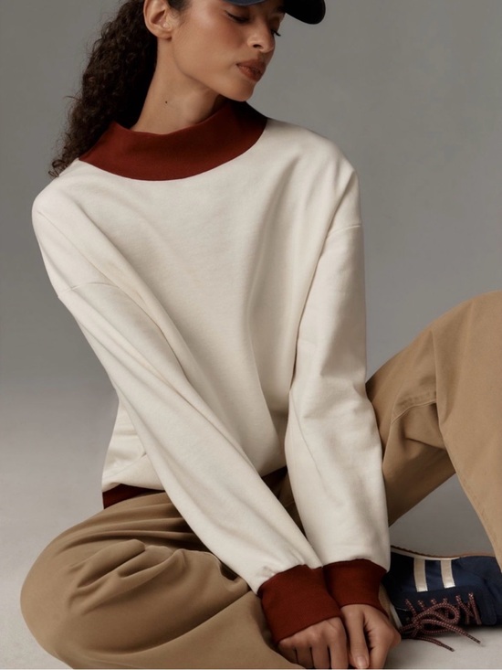 Anthropologie Sweaters - Anthropologie Colorblock sweatshirt